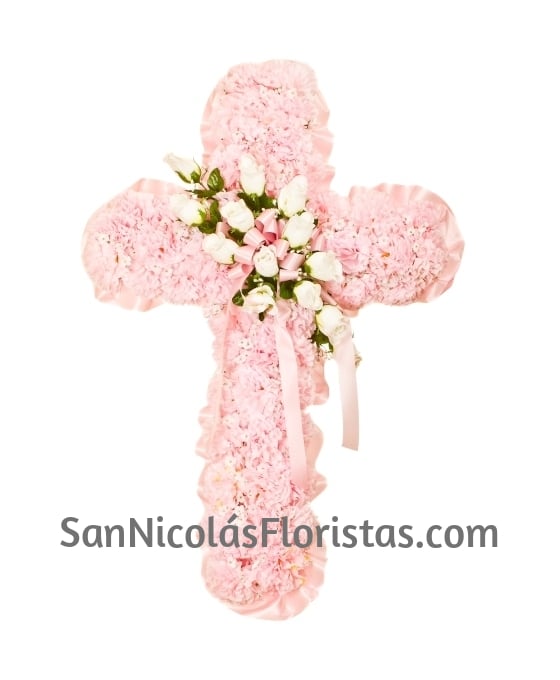 Cruz Funeraria Rosa